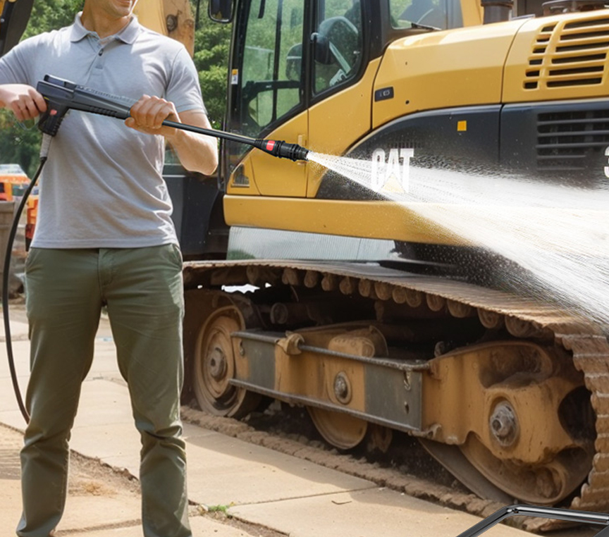 高壓清洗機在工程機械行業中的應用及其優勢